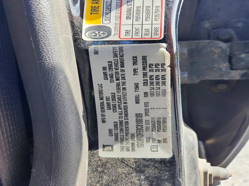 Aukcja sprzedaży 2012 Chevrolet Colorado, vin: 1GCHTDFE0C8108189, numer aukcji: 68878736