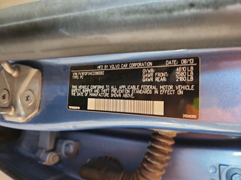 Aukcja sprzedaży 2014 Volvo S60, vin: YV1612FS4E2286582, numer aukcji: 69250176