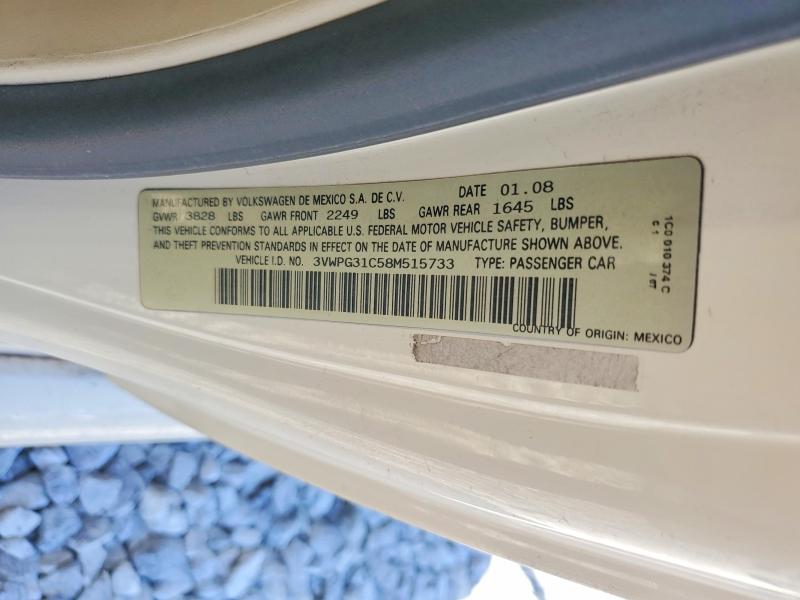 Продаж на аукціоні авто 2008 Volkswagen New Beetle, vin: 3VWPG31C58M515733, номер лоту: 68093916