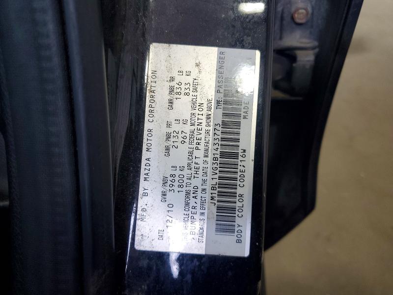 Продаж на аукціоні авто 2011 Mazda 3, vin: JM1BL1VG3B1433773, номер лоту: 68952236
