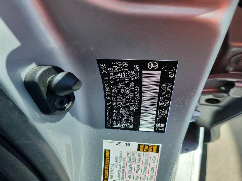 68674506 :رقم المزاد ، JTDBCMFE9S3092334 vin ، 2025 Toyota Corolla Hybrid مزاد بيع