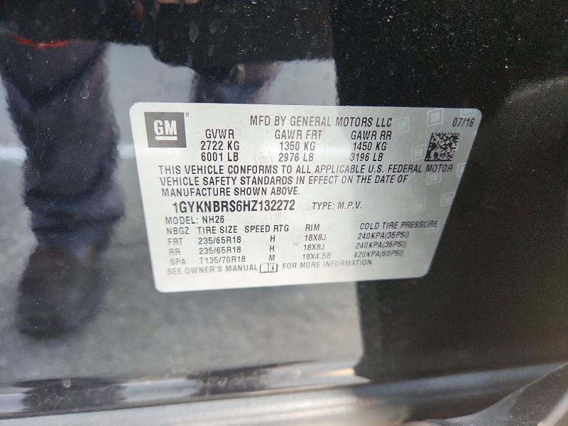 Продаж на аукціоні авто 2017 Cadillac Xt5, vin: 1GYKNBRS6HZ132272, номер лоту: 66639376