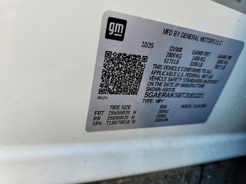 Продажа на аукционе авто 2026 Buick Enclave, vin: 5GAERAKS8TJ181221, номер лота: 71158606