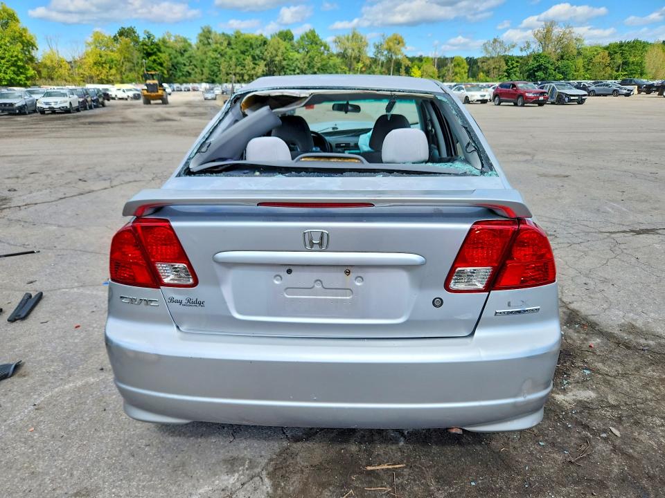 2005 Honda Civic მანქანა იყიდება აუქციონზე, vin: 2HGES16585H578280, აუქციონის ნომერი: 69507956