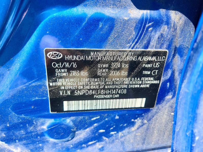Aukcja sprzedaży 2017 Hyundai Elantra, vin: 5NPD84LF8HH147408, numer aukcji: 69051466