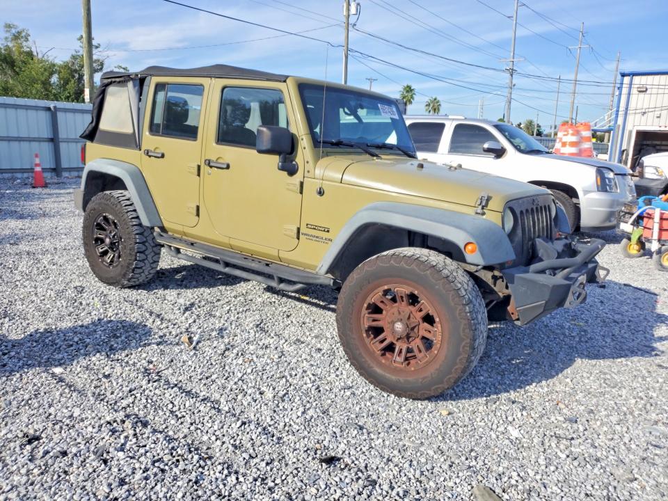 2013 Jeep Wrangler Unlimited მანქანა იყიდება აუქციონზე, vin: 1C4BJWDG8DL585107, აუქციონის ნომერი: 69314286
