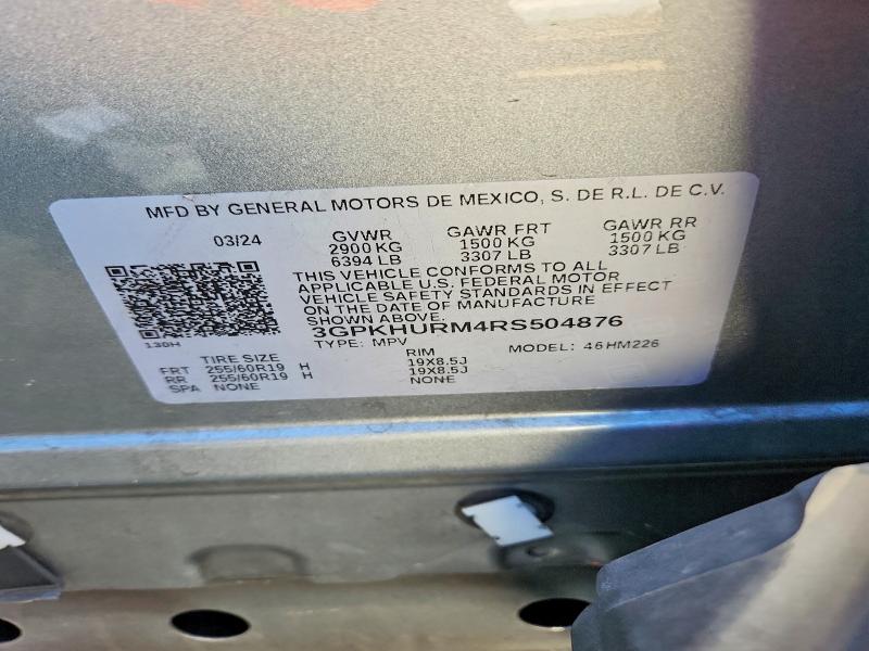 Продажа на аукционе авто 2024 Honda Prologue, vin: 3GPKHURM4RS504876, номер лота: 67735516