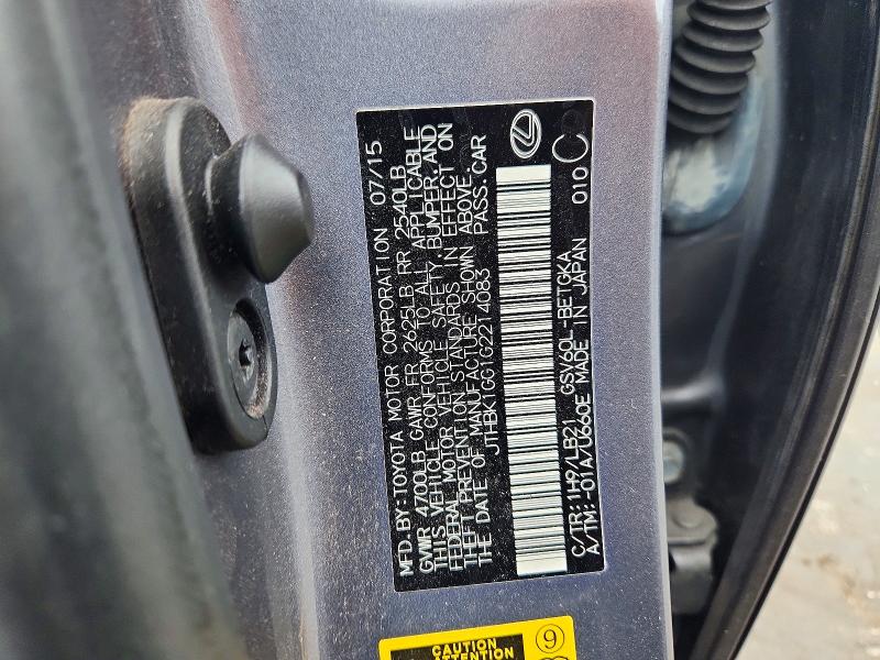 Aukcja sprzedaży 2016 Lexus Es, vin: JTHBK1GG1G2214083, numer aukcji: 71167726