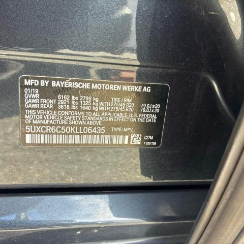 Aukcja sprzedaży 2019 Bmw X5, vin: 5UXCR6C50KLL06435, numer aukcji: 71511756