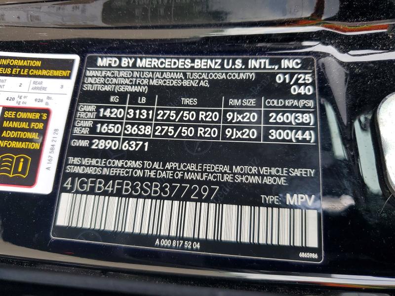 Продажа на аукционе авто 2025 Mercedes-benz Gle, vin: 4JGFB4FB3SB377297, номер лота: 68221476