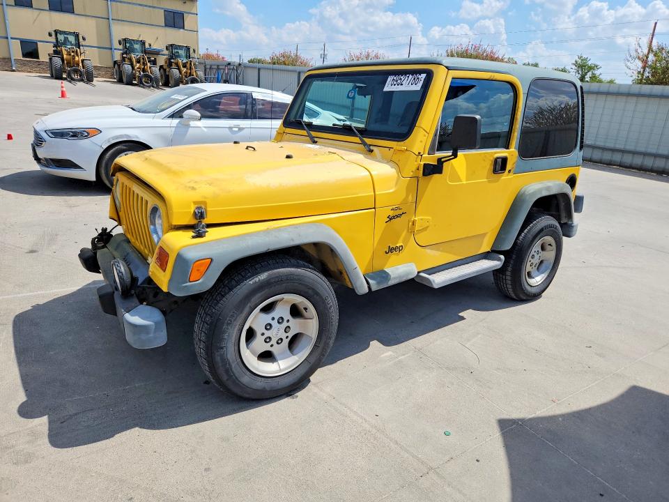 2001 Jeep Wrangler / Tj მანქანა იყიდება აუქციონზე, vin: 1J4FA49S31P316188, აუქციონის ნომერი: 69521786