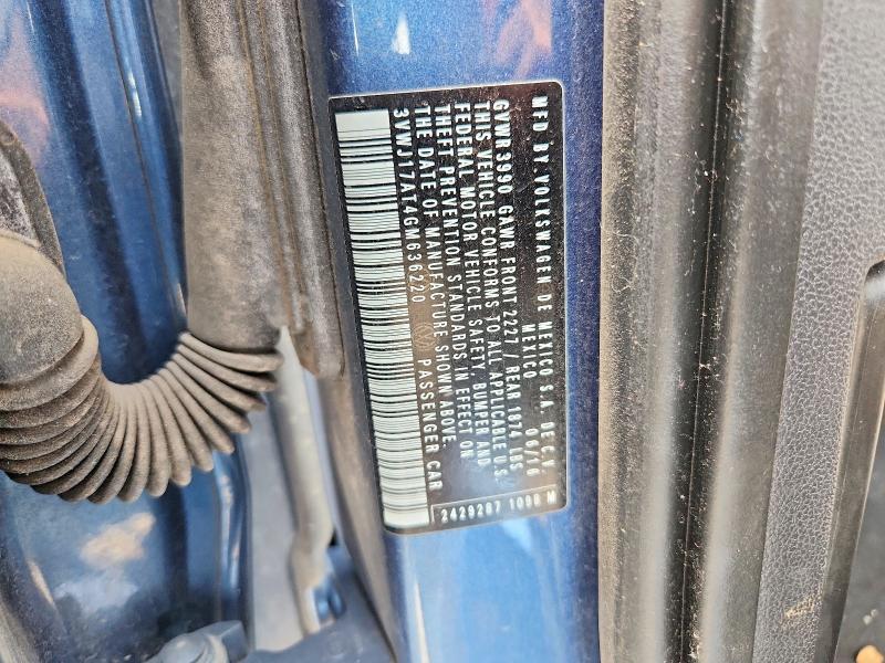 2016 Volkswagen Beetle მანქანა იყიდება აუქციონზე, vin: 3VWJ17AT4GM636220, აუქციონის ნომერი: 68577626