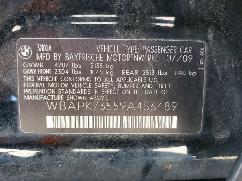 Aukcja sprzedaży 2009 Bmw 328, vin: WBAPK73559A456489, numer aukcji: 67468276