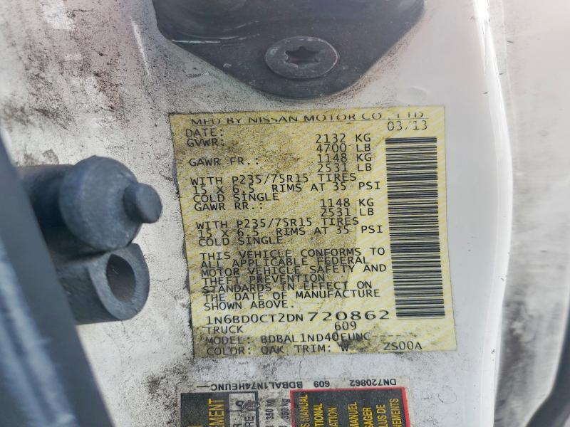 Продаж на аукціоні авто 2013 Nissan Frontier, vin: 1N6BD0CT2DN720862, номер лоту: 69029646