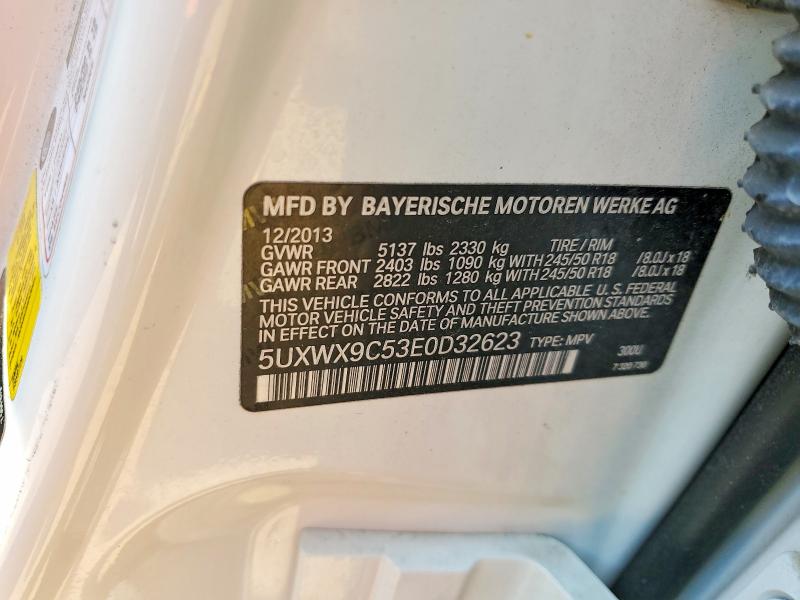 Продаж на аукціоні авто 2014 Bmw X3, vin: 5UXWX9C53E0D32623, номер лоту: 68130506
