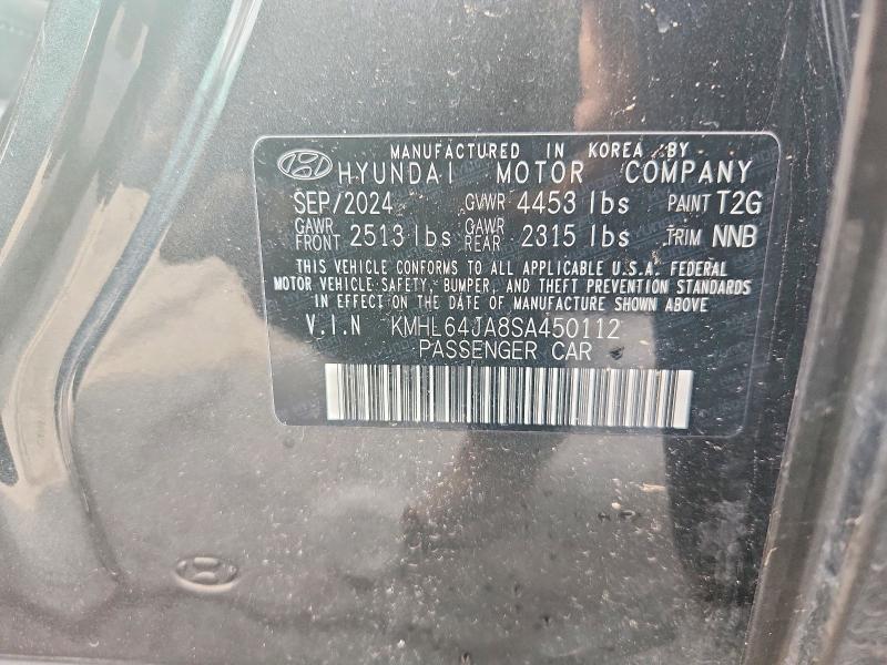 Продаж на аукціоні авто 2025 Hyundai Sonata, vin: KMHL64JA8SA450112, номер лоту: 68556026