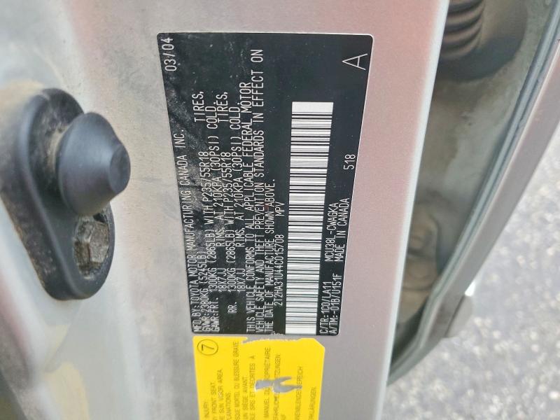 Aukcja sprzedaży 2004 Lexus Rx, vin: 2T2HA31U44C015708, numer aukcji: 68239446
