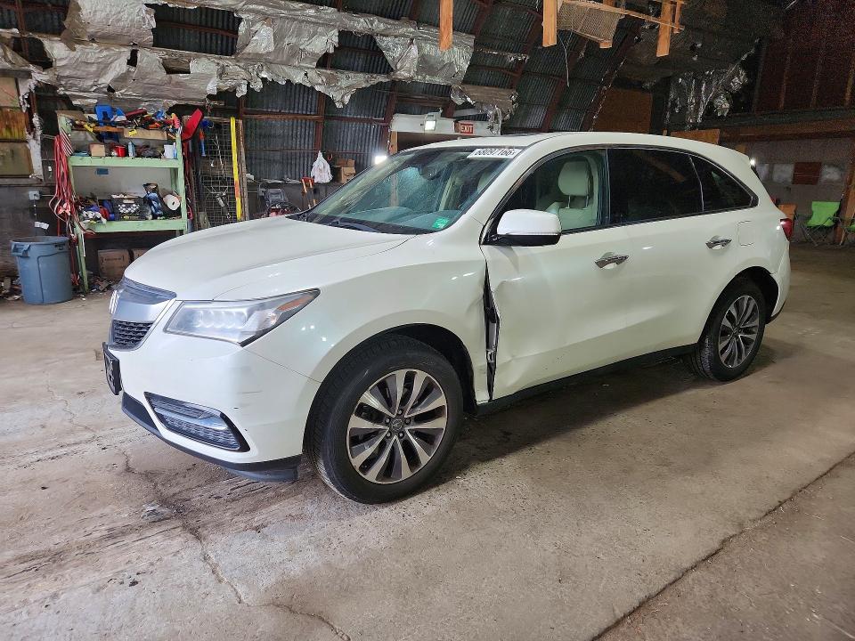 2014 Acura Mdx მანქანა იყიდება აუქციონზე, vin: 5FRYD4H67EB034502, აუქციონის ნომერი: 68097166