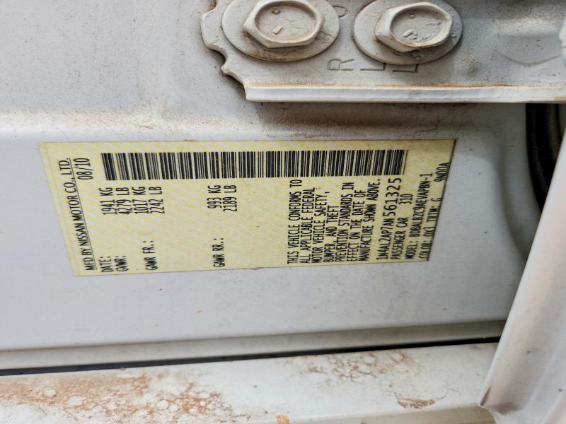 2010 Nissan Altima მანქანა იყიდება აუქციონზე, vin: 1N4AL2AP7AN561325, აუქციონის ნომერი: 68344866