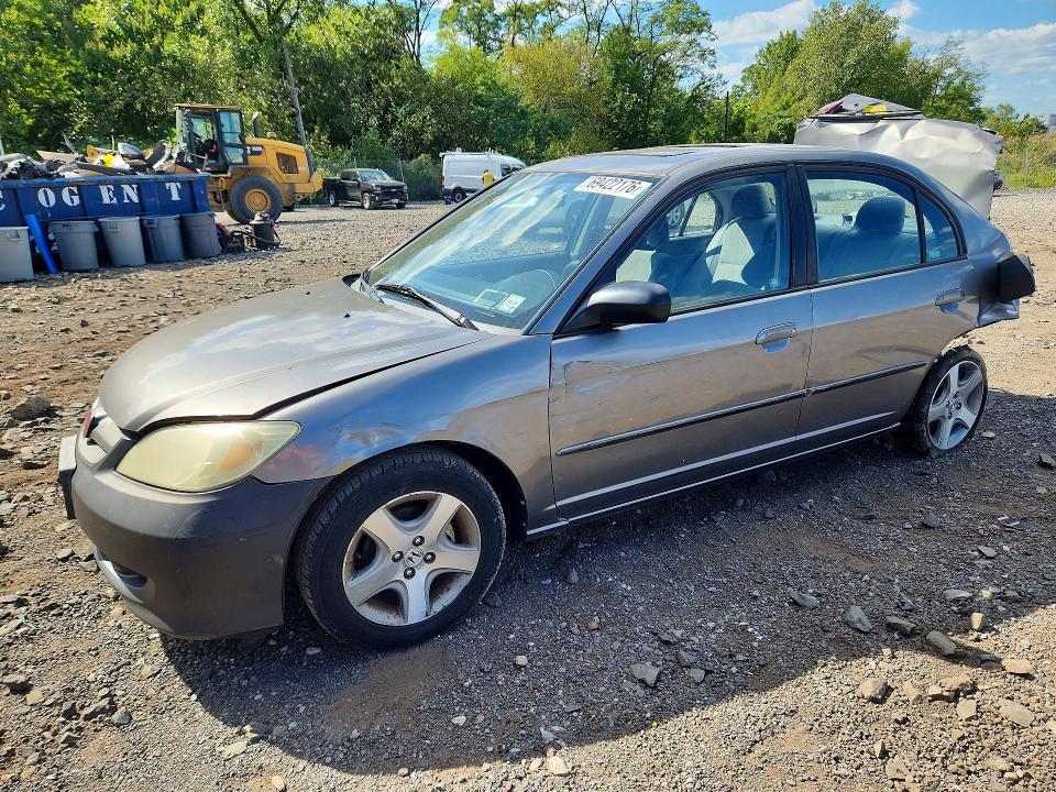 Продажа на аукционе авто 2005 Honda Civic, vin: 2HGES26715H573171, номер лота: 69422176