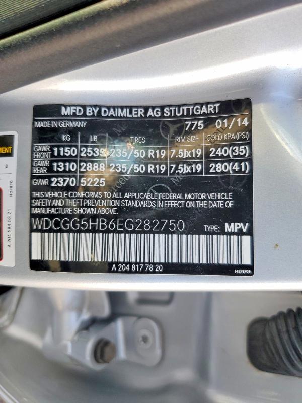 Продажа на аукционе авто 2014 Mercedes-benz Glk, vin: WDCGG5HB6EG282750, номер лота: 69542176