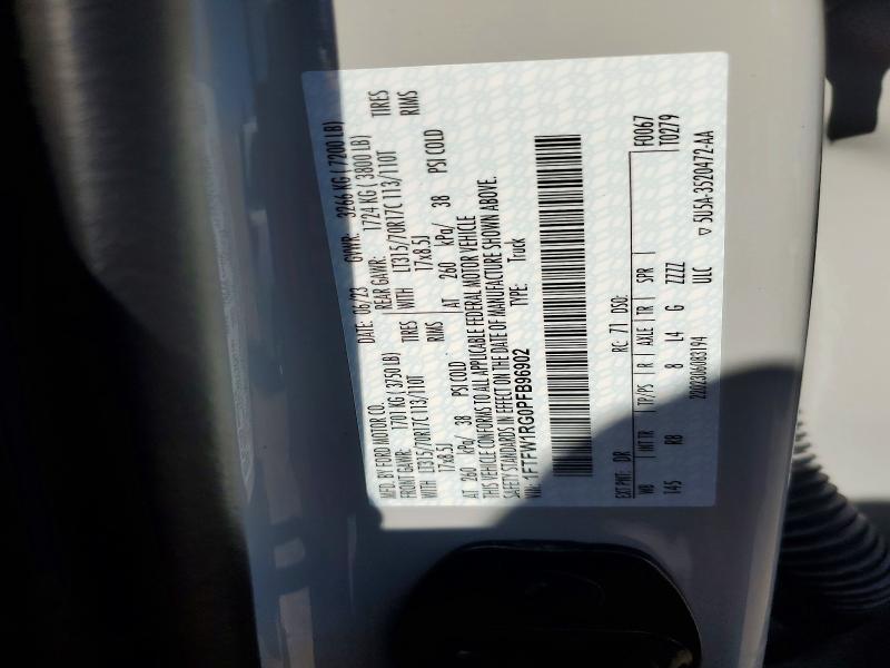 Aukcja sprzedaży 2023 Ford F150, vin: 1FTFW1RG0PFB96902, numer aukcji: 68695056