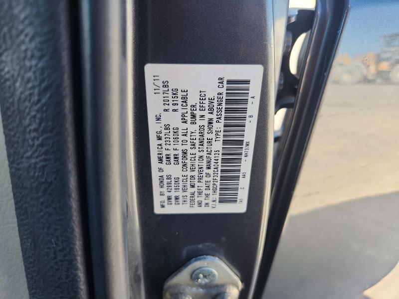 Aukcja sprzedaży 2012 Honda Accord, vin: 1HGCP2F32CA044135, numer aukcji: 69023396