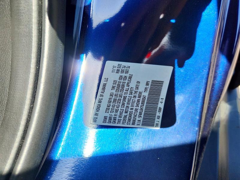Продаж на аукціоні авто 2018 Honda Odyssey, vin: 5FNRL6H79JB065547, номер лоту: 69382736