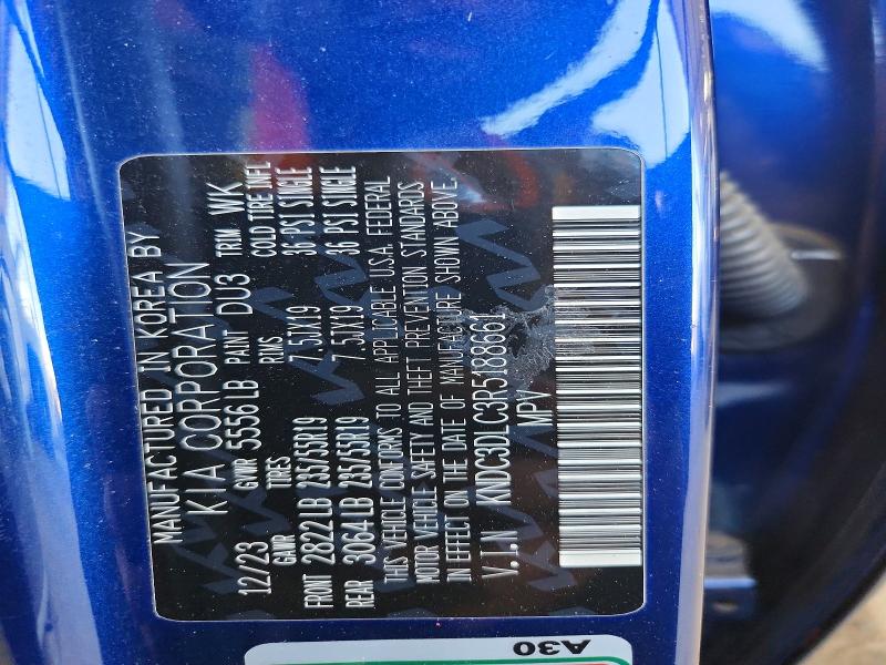Aukcja sprzedaży 2024 Kia Ev6, vin: KNDC3DLC3R5188661, numer aukcji: 69047886