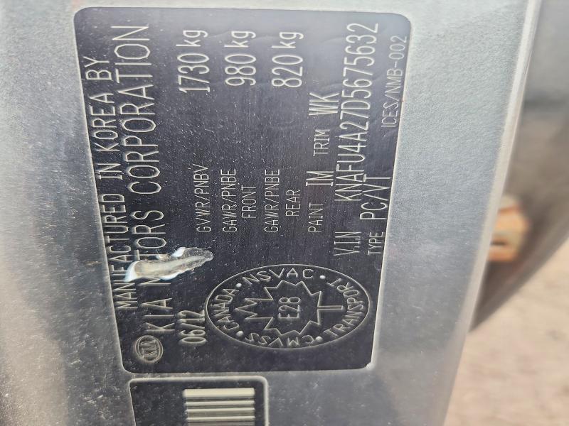 Aukcja sprzedaży 2013 Kia Forte, vin: KNAFU4A27D5675632, numer aukcji: 63908916