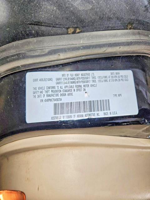 Aukcja sprzedaży 2005 Subaru Outback, vin: 4S4BP86C754330704, numer aukcji: 70561176
