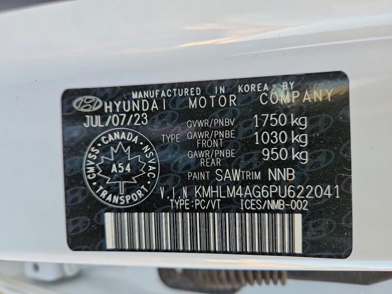 Продажа на аукционе авто 2023 Hyundai Elantra, vin: KMHLM4AG6PU622041, номер лота: 66819086