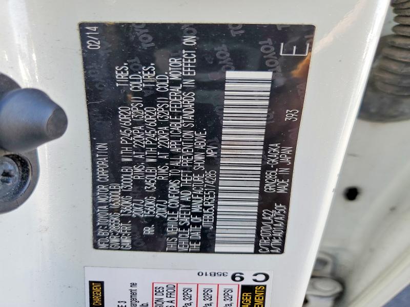 69905256 :رقم المزاد ، JTEBU5JR3E5174285 vin ، 2014 Toyota 4runner مزاد بيع