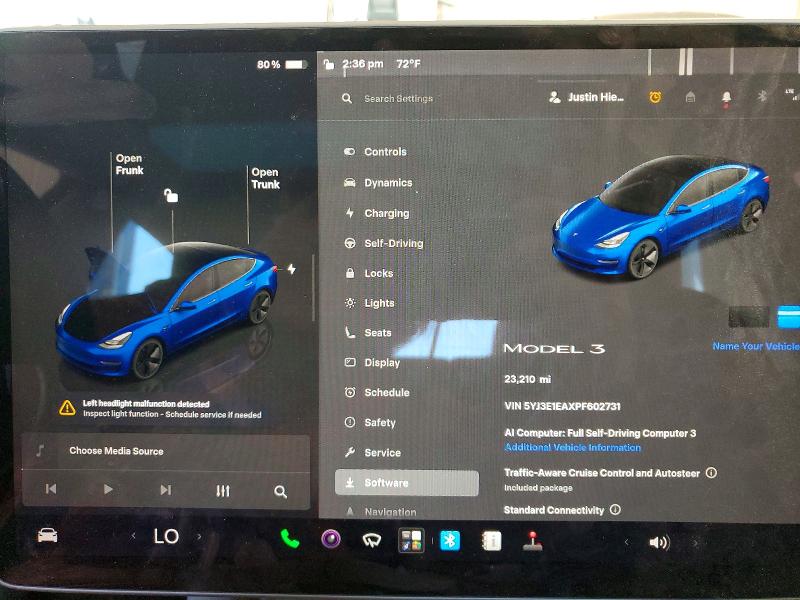 Aukcja sprzedaży 2023 Tesla Model 3, vin: 5YJ3E1EAXPF602731, numer aukcji: 67448266