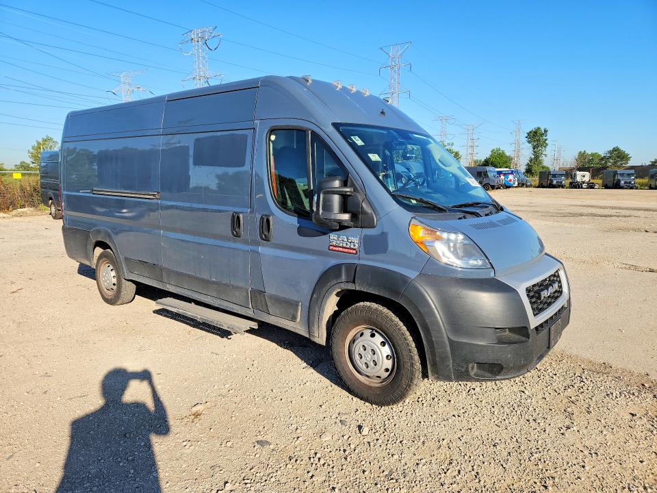 67252626 :رقم المزاد ، 3C6FRVJG8ME500890 vin ، 2021 Ram Promaster 3500 مزاد بيع