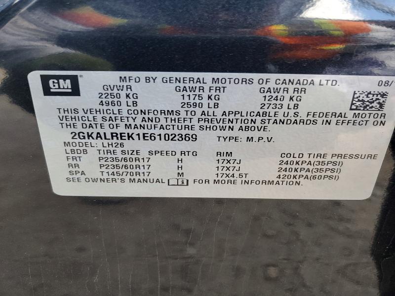 2014 Gmc Terrain მანქანა იყიდება აუქციონზე, vin: 2GKALREK1E6102369, აუქციონის ნომერი: 68702946