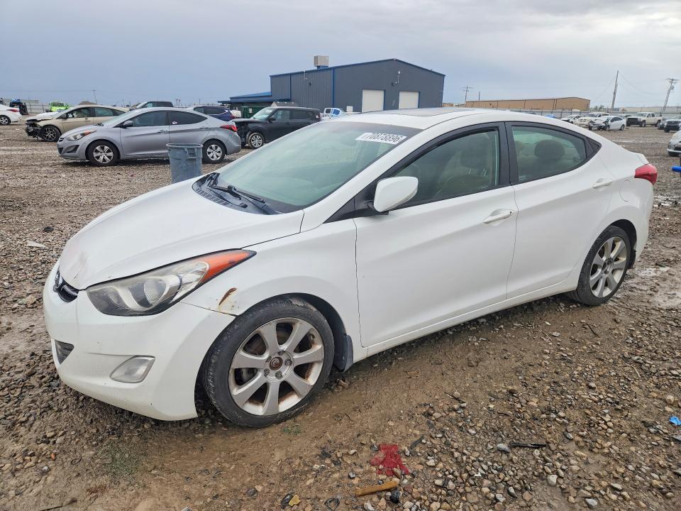 2013 Hyundai Elantra მანქანა იყიდება აუქციონზე, vin: 5NPDH4AEXDH244453, აუქციონის ნომერი: 70878896