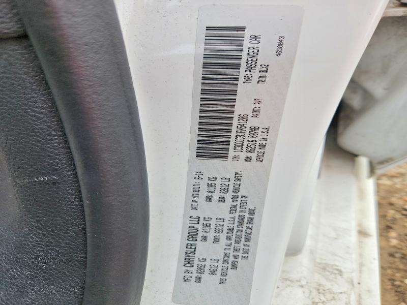 Aukcja sprzedaży 2015 Chrysler 200, vin: 1C3CCCCB1FN541206, numer aukcji: 69421916