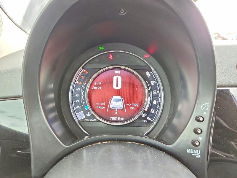 2017 Fiat 500 მანქანა იყიდება აუქციონზე, vin: 3C3CFFKR8HT699696, აუქციონის ნომერი: 69432006
