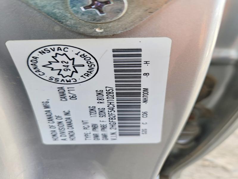 Продаж на аукціоні авто 2012 Honda Civic, vin: 2HGFB2F54CH102857, номер лоту: 67009746