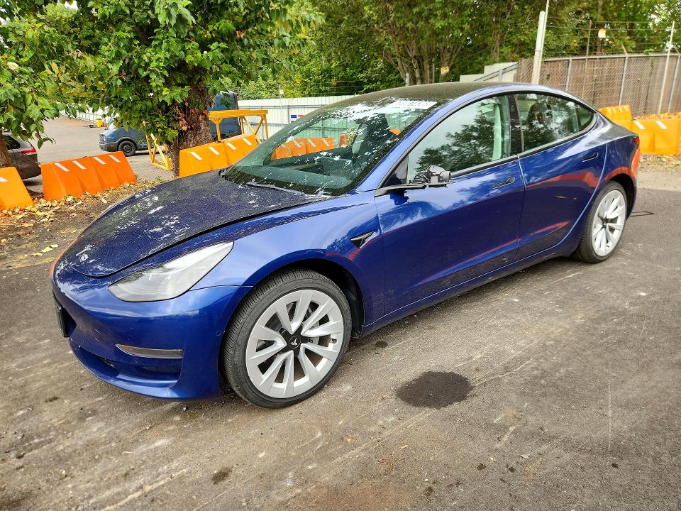 Продаж на аукціоні авто 2022 Tesla Model 3, vin: 5YJ3E1EA1NF303884, номер лоту: 69987436