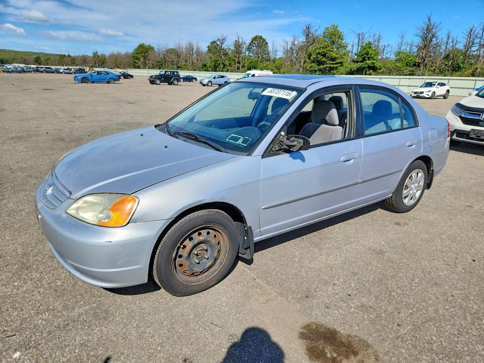 Aukcja sprzedaży 2003 Honda Civic, vin: 1HGES26793L016864, numer aukcji: 68707116