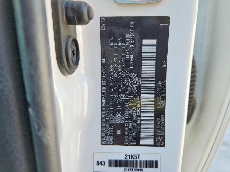 Aukcja sprzedaży 2011 Toyota Tundra, vin: 5TFUW5F1XBX164055, numer aukcji: 68032976