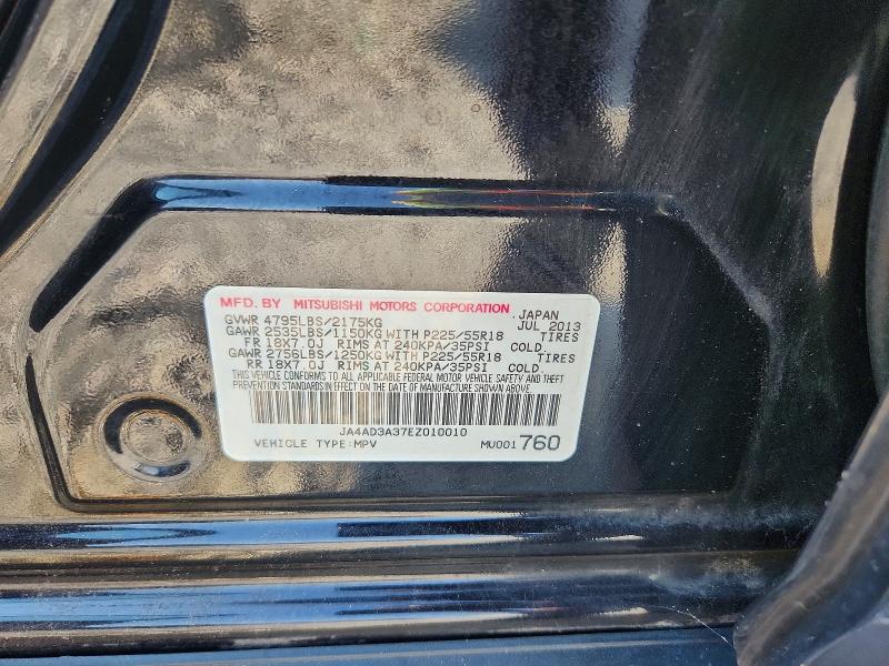 Aukcja sprzedaży 2014 Mitsubishi Outlander, vin: JA4AD3A37EZ010010, numer aukcji: 67317446