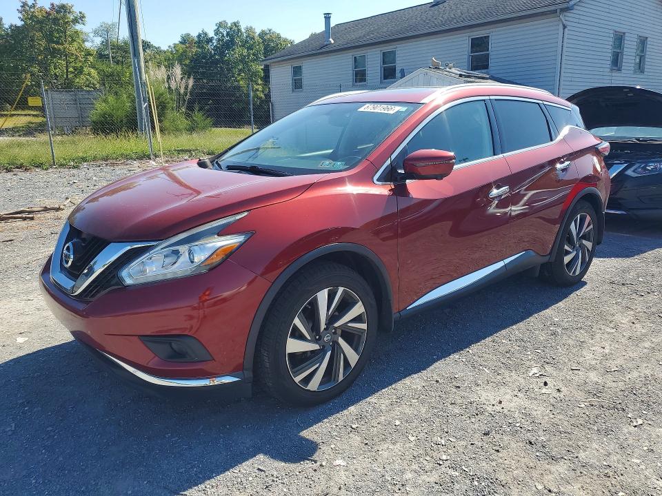 67901966 :رقم المزاد ، 5N1AZ2MH5JN176306 vin ، 2018 Nissan Murano مزاد بيع