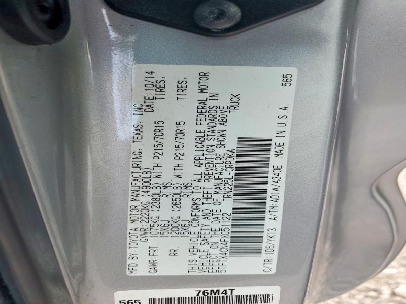 Aukcja sprzedaży 2015 Toyota Tacoma, vin: 5TFTX4CN4FX051122, numer aukcji: 69031906