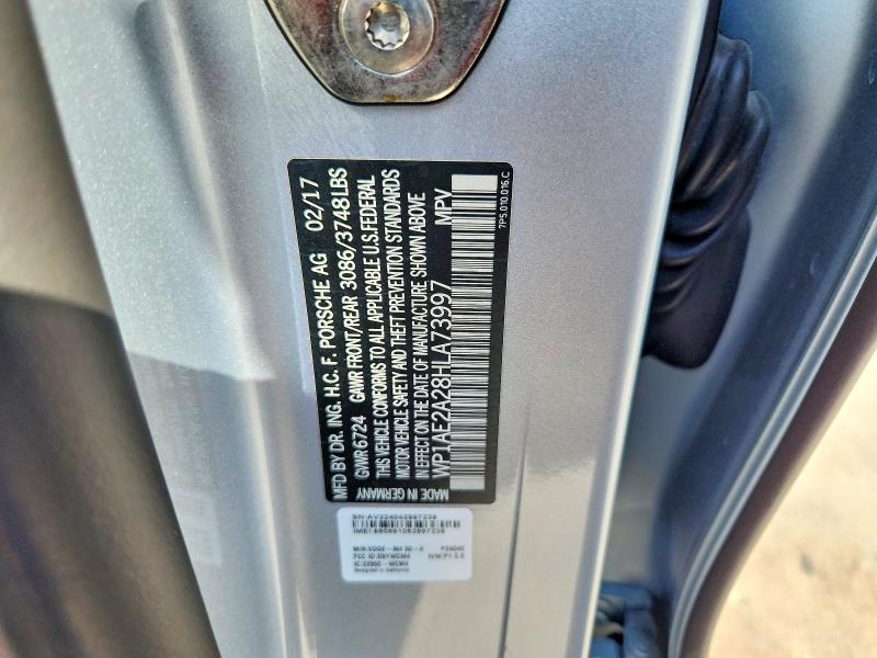 Продаж на аукціоні авто 2017 Porsche Cayenne, vin: WP1AE2A28HLA73997, номер лоту: 71015246