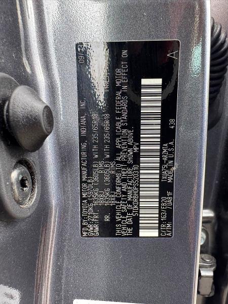 Продажа на аукционе авто 2023 Toyota Highlander, vin: 5TDKDRBH0PS520310, номер лота: 68853746
