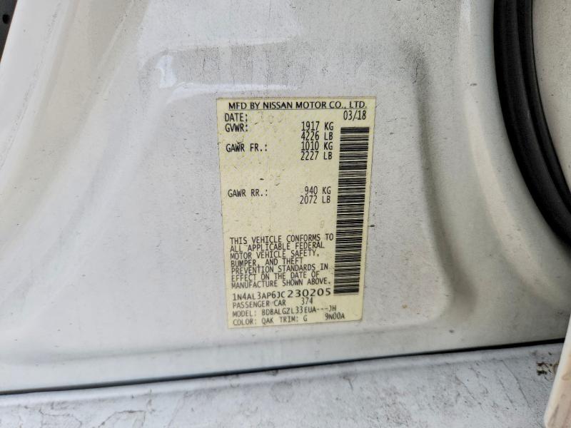 Aukcja sprzedaży 2018 Nissan Altima, vin: 1N4AL3AP6JC230205, numer aukcji: 69386256
