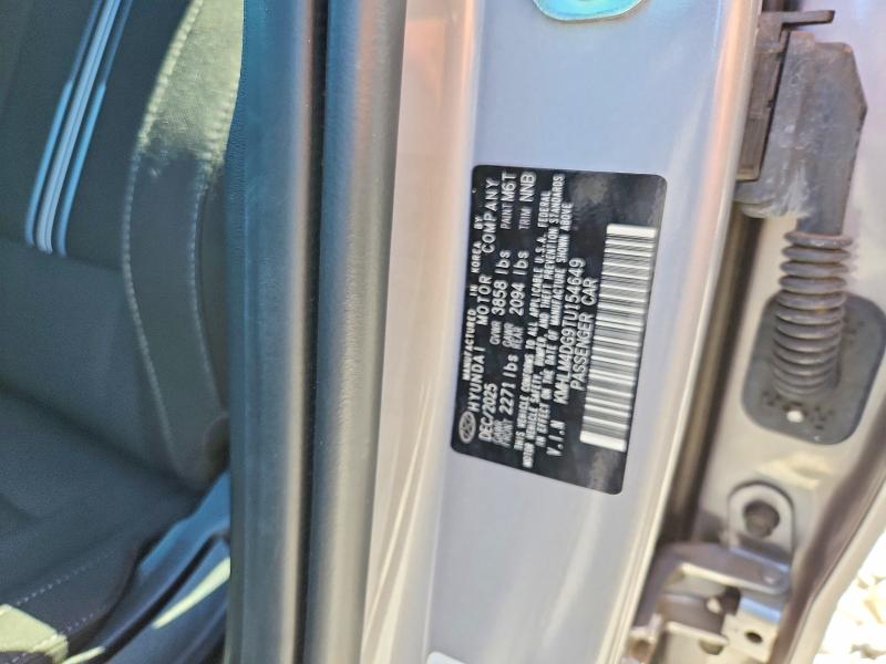 68692246 :رقم المزاد ، KMHLM4DG9TU154649 vin ، 2026 Hyundai Elantra مزاد بيع